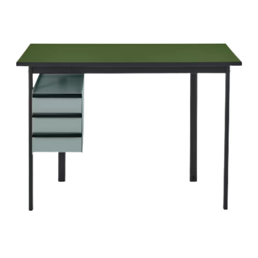 green desk