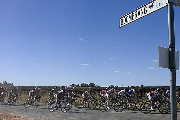 The Tour was headed for Wentworth in New South Wales and although some road signs may have said otherwise, the peloton would not be coming back!