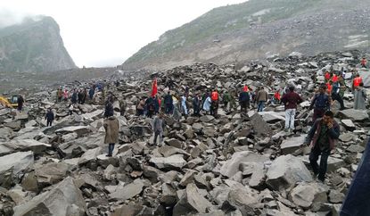 Deadly landslide in China