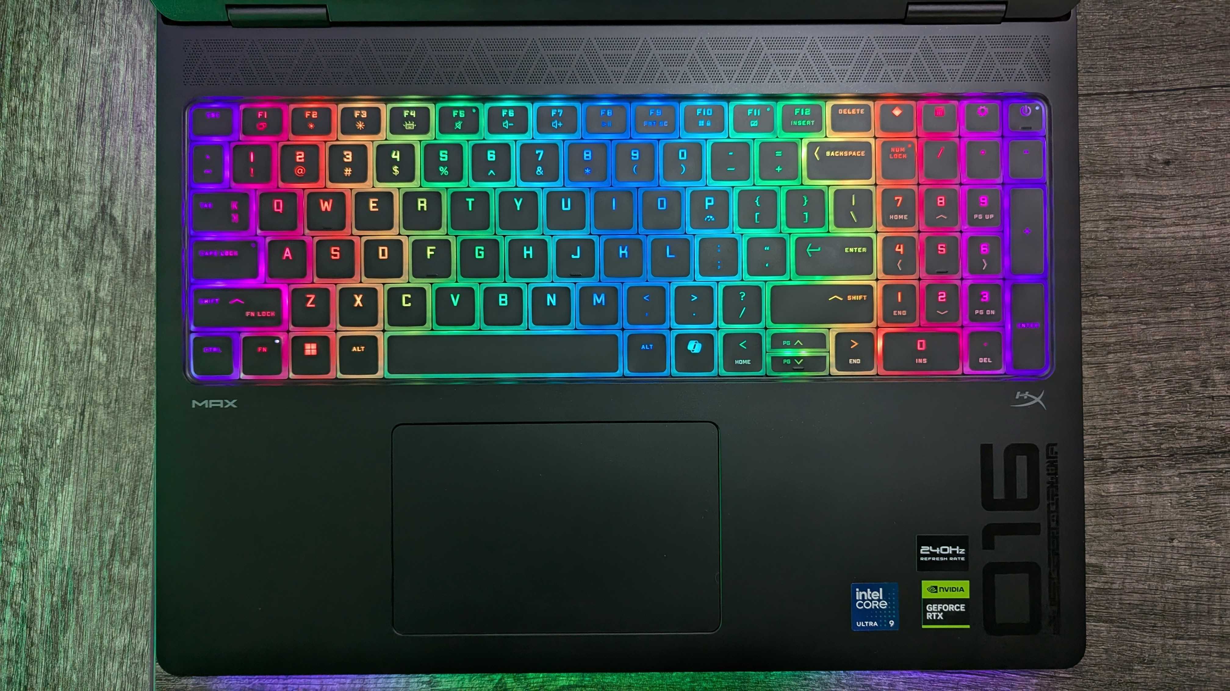 Image of the HP OMEN MAX 16 (2025) gaming laptop.