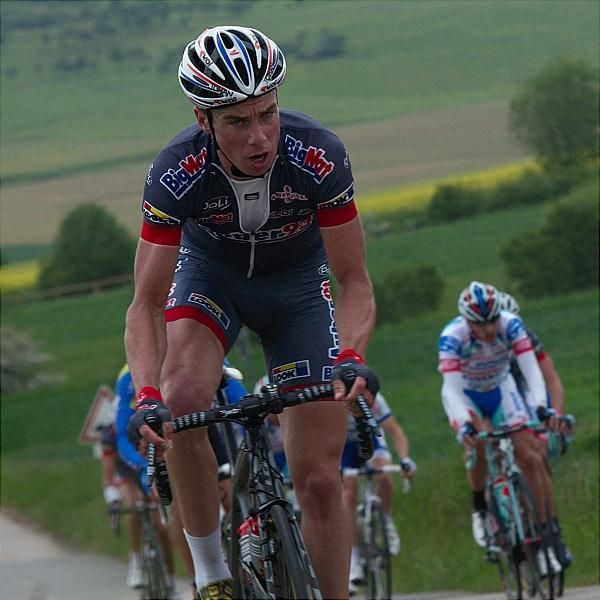Johan Mombaerts (Auber 93) on the attack.