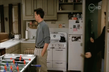 Joey Owes Chandler Friends Gif