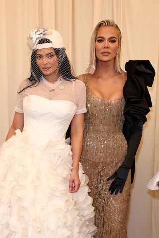 Kylie Jenner and Khloé Kardashian arrive at The 2022 Met Gala