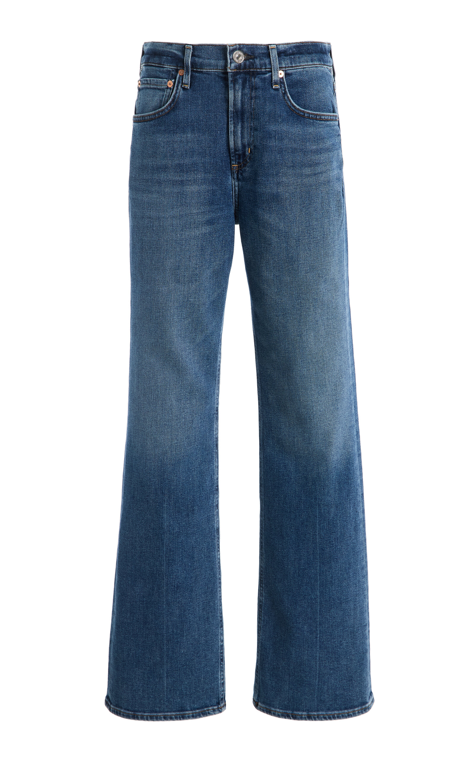 Vidia Stretch Mid-Rise Bootcut Jeans