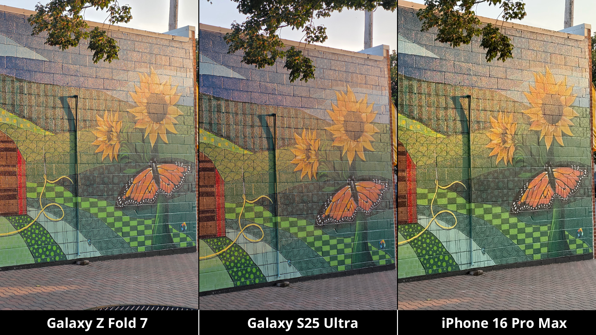 سامسونگ Galaxy Z Fold 7 در مقابل Galaxy S25 Ultra Vs. دوربین آیفون 16 Pro Max