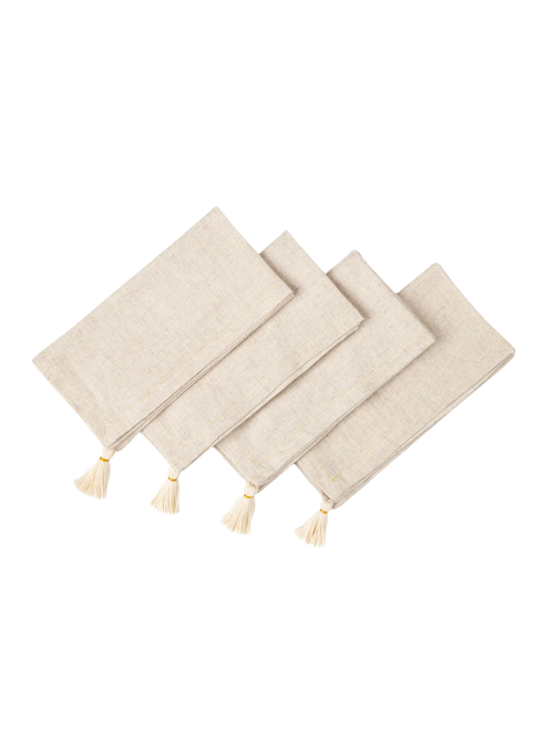 Tassels Napkins, Set of 4