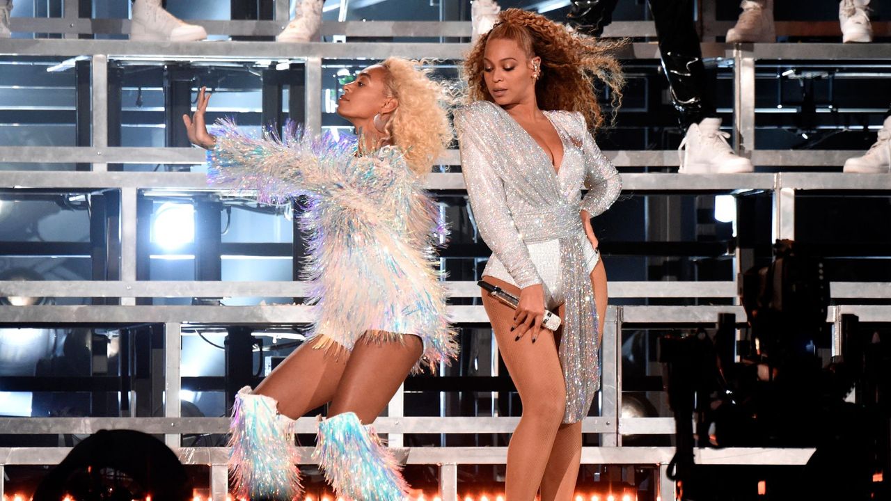 Solange and Beyoncé Knowles