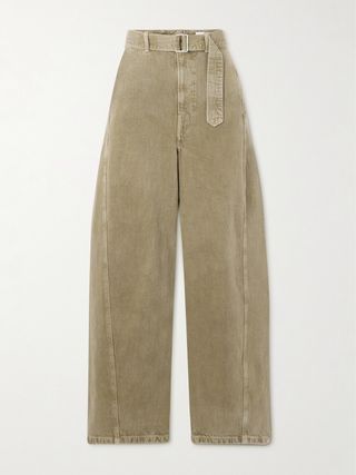 Lemaire Twisted Belted Tapered Jeans