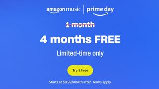 Amazon Music Unlimited 4 Months free deal