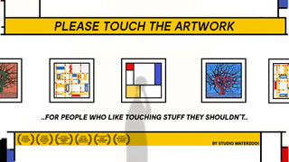 A screenshot of the Please, Touch the Artwork game