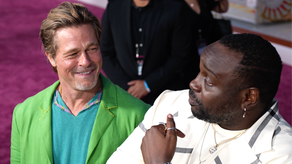 “Bullet Train” red carpet video interviews with Brad Pitt, Brian Tyree Henry and others