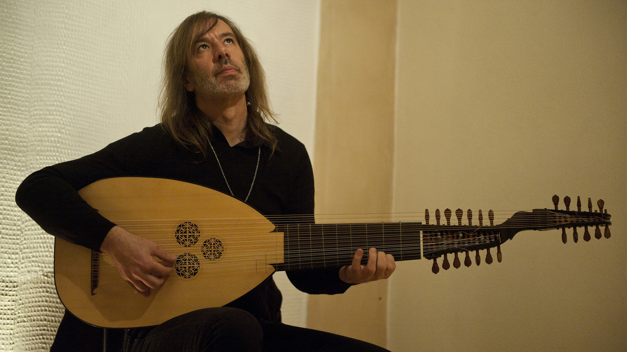 Jozef Van Wissem performs on stage at Circuit Torcat on April 22, 2012 in Barcelona, Spain.