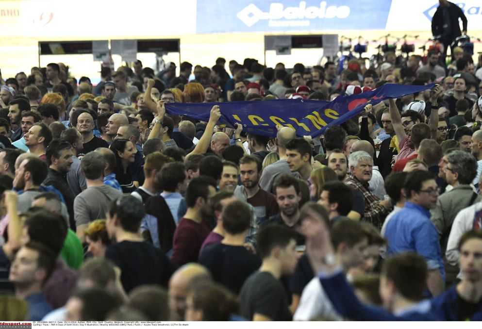 Huge crowds turned out once again at the Gent Six Day
