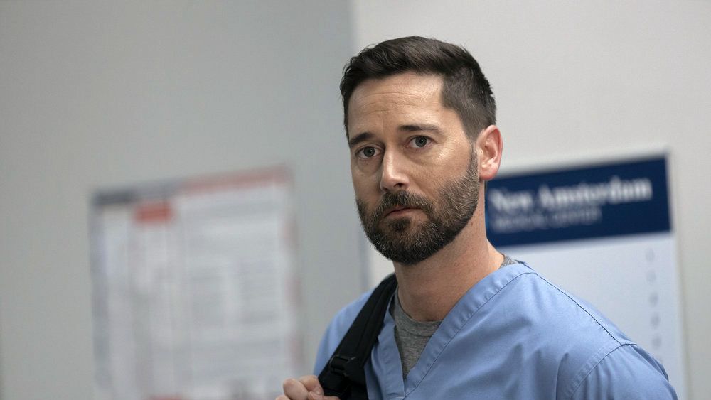 Ryan Eggold as Dr. Max Goodwin in New Amsterdam season 5 episode 1