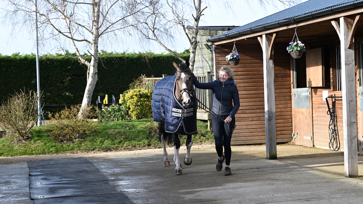Will Fletcher's groom Eefie Billson leading Israel