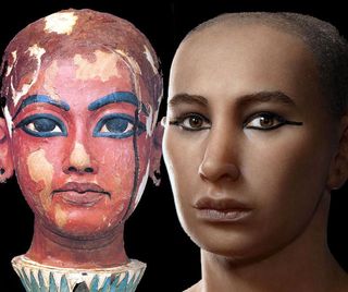 facial reconstruction of King Tut