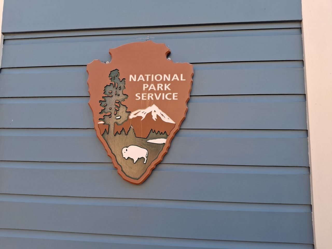 National Park Service sign shot by Galaxy A35