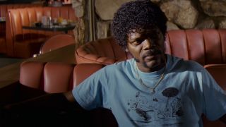 Samuel L Jackson as Jules in a diner in Pulp Fiction