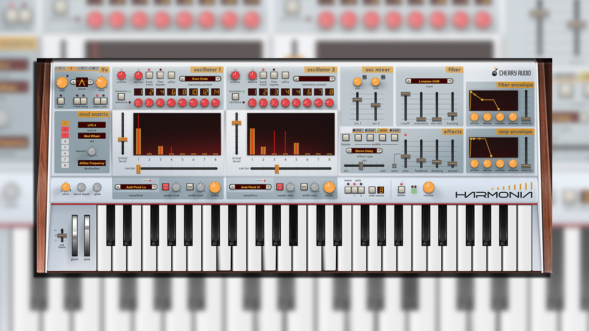 Cherry Audio's Harmonia synth plugin brings together additive, vector