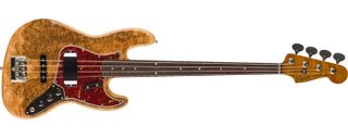 Fender Custom Artisan Maple Burl Jazz Bass Aged Natural