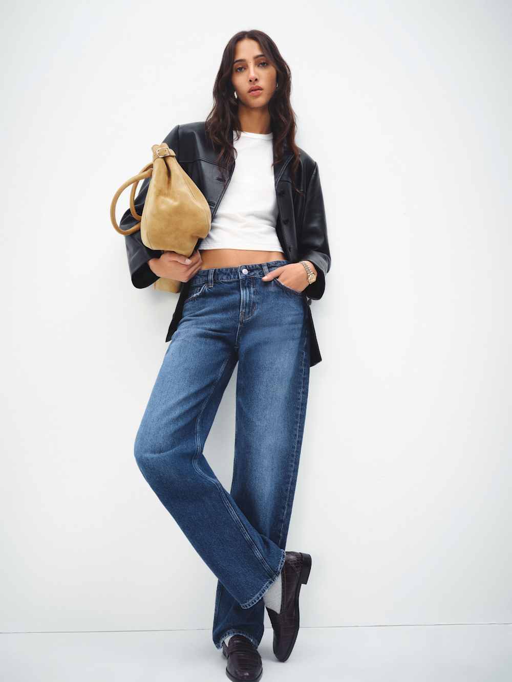 Charlee Low Rise Straight Leg Short Jeans