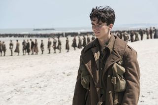 Actor Fionn Whitehead in Dunkirk