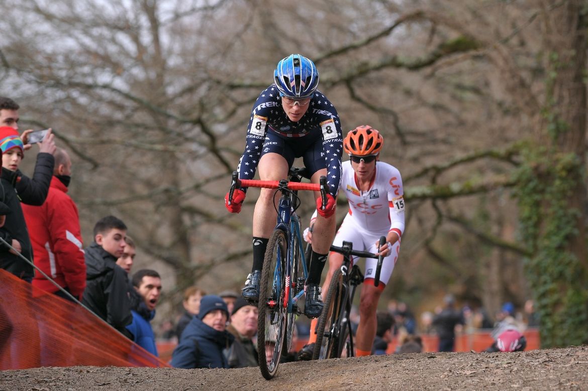 Katie Compton on the move