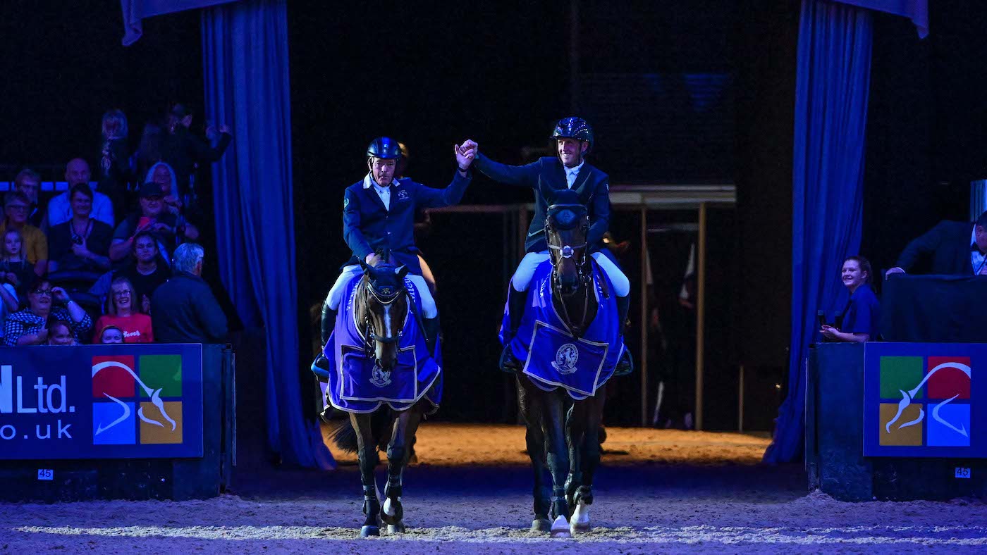 HOYS six-bar winners John Whitaker and Shane Breen