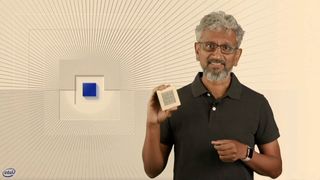 Raja Koduri shows Intel Xe HP 4-tile GPU