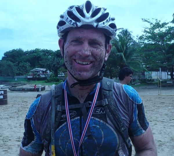 Cannondale's Matt Ohran after finishing La Ruta. He was happy to hear at the finish that his riders had gone one-two overall.
