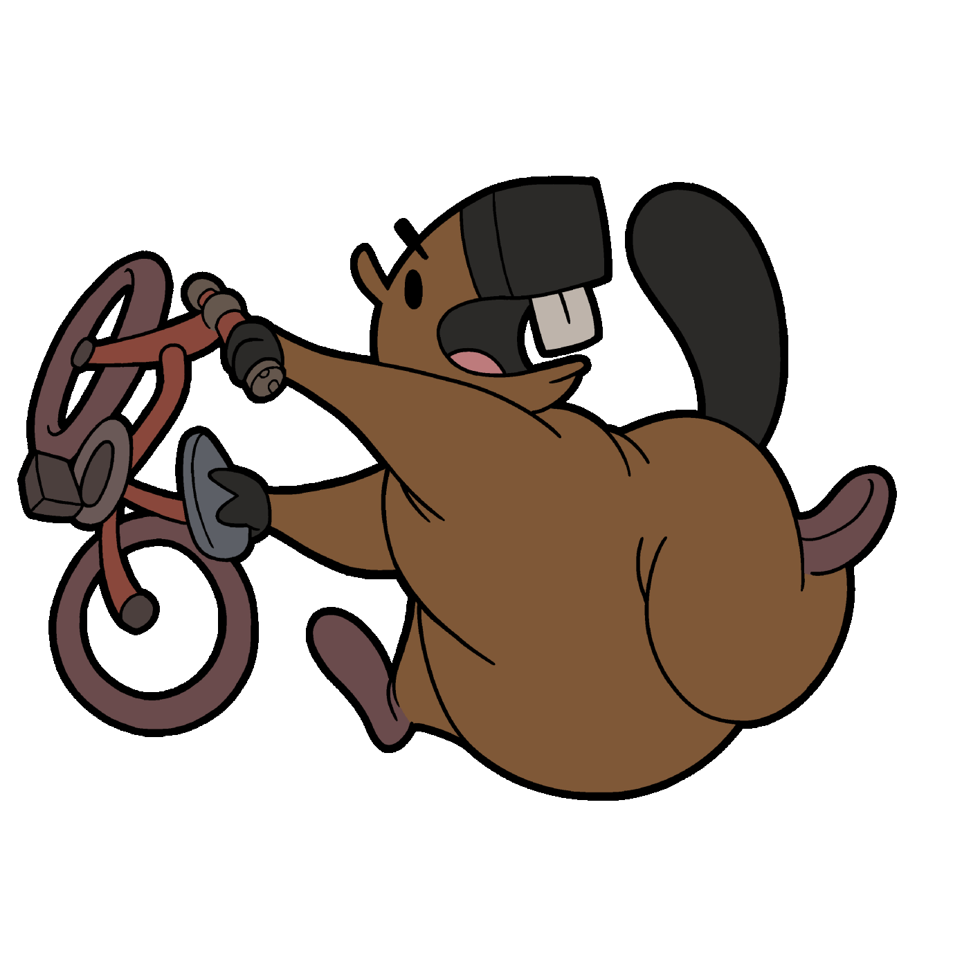 Croak, an animated beaver
