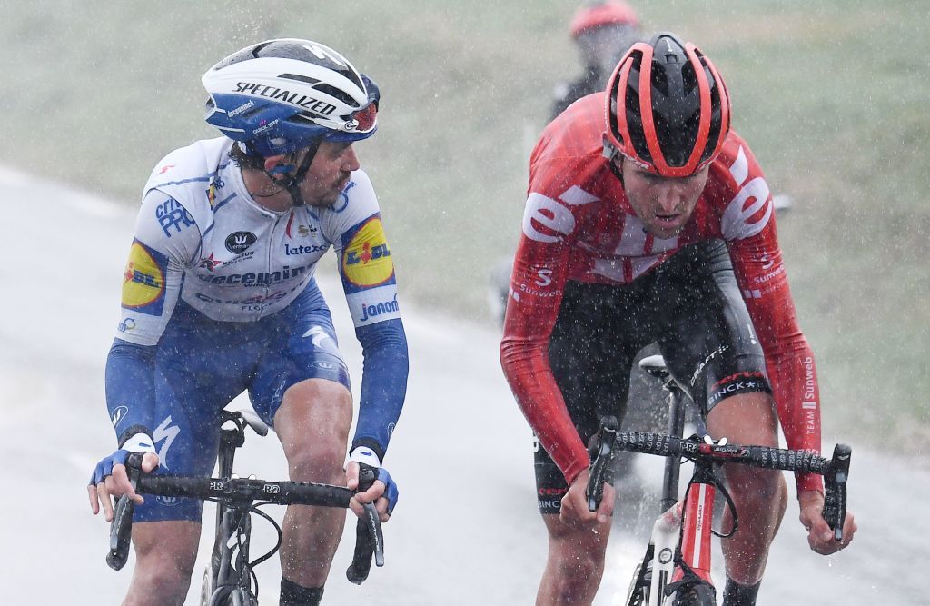 Julian Alaphilippe and Tiesj Benoot