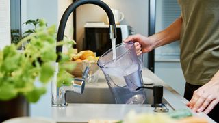 Filling a water jug