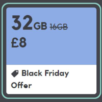 32GB data SIM only plan: now £8 a month at SMARTY