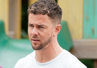 Joel Dexter's secret comes to light in Hollyoaks. 