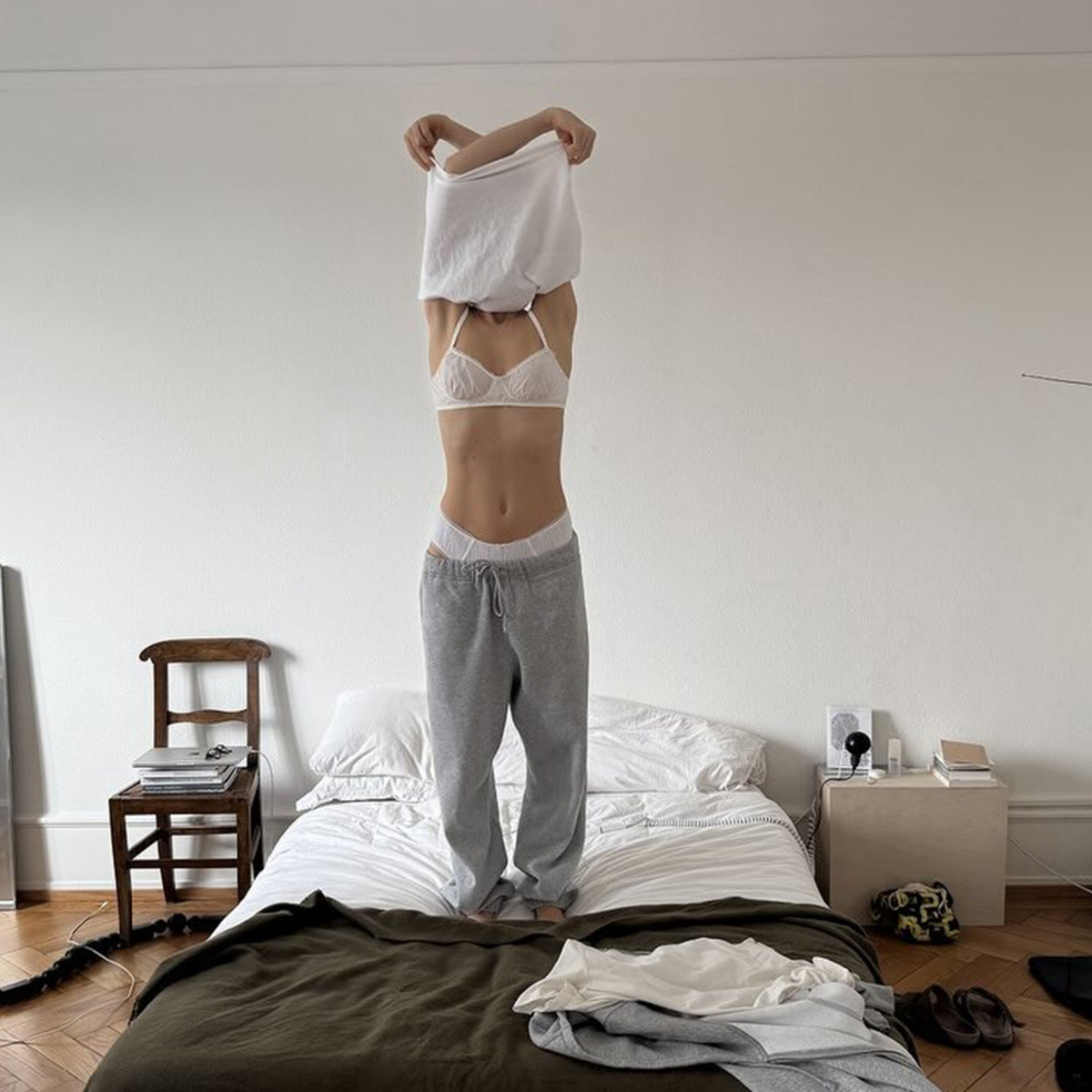 woman wearing best cotton underwear
