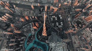 Burg Khalifa FPV drone footage
