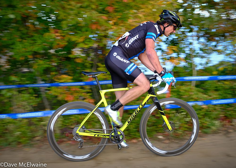Adam Craig (Giant) streaking past the fall colors on his way to a 6th place finish