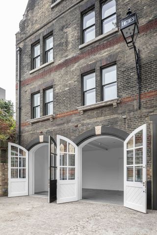 Front facade of the renovated fire station