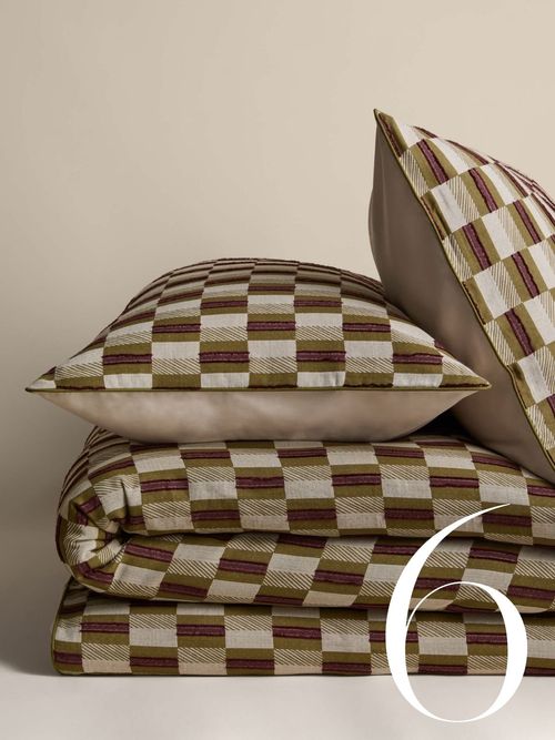 Checkerboard Gauze Jacquard Bedding Set