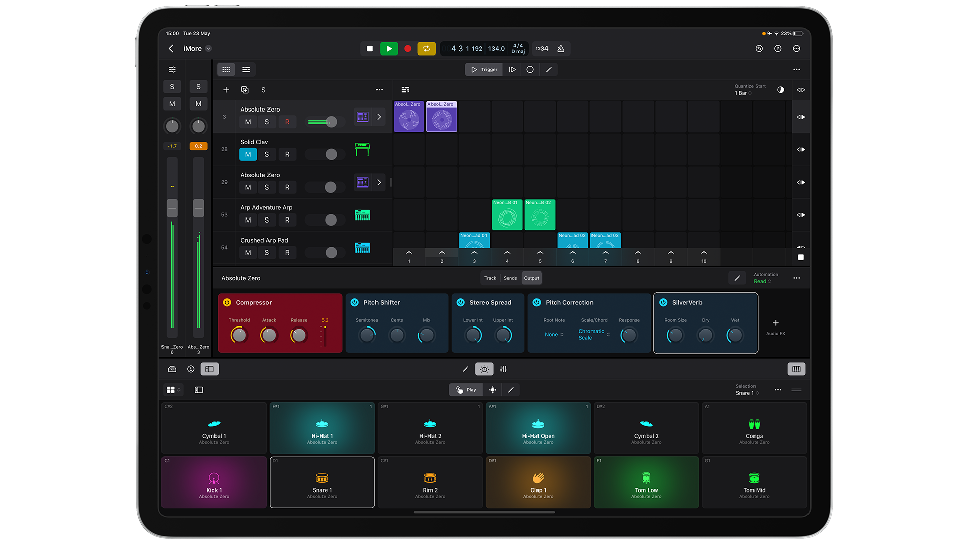 Logic Pro iPad Play Surfaces