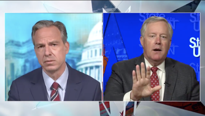 Jake Tapper and Mark Meadows.