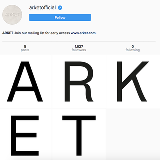 Arkey instagram account screenshot