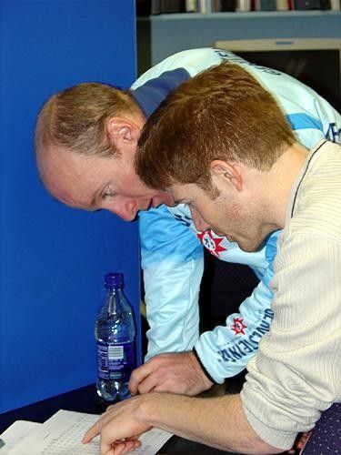 Kirk Willett and Levi Leipheimer