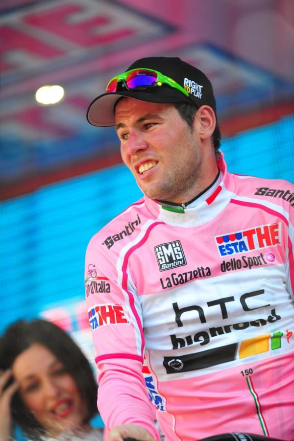 Cavendish in the second pink jersey of his career