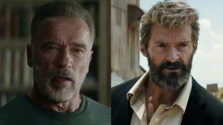 Arnold in Terminator: Dark Fate, Jackman in Logan