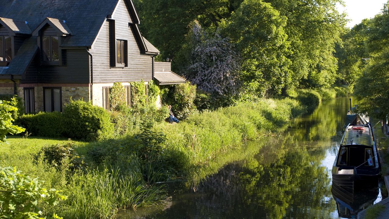 river Wey in Surrey, England