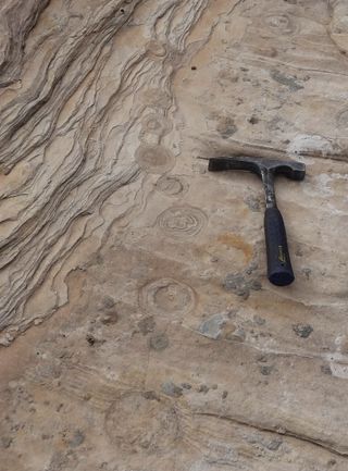 Sand pipes in the Navajo Sandstone are evidence of earthquakes during the Jurassic period, scientists say.