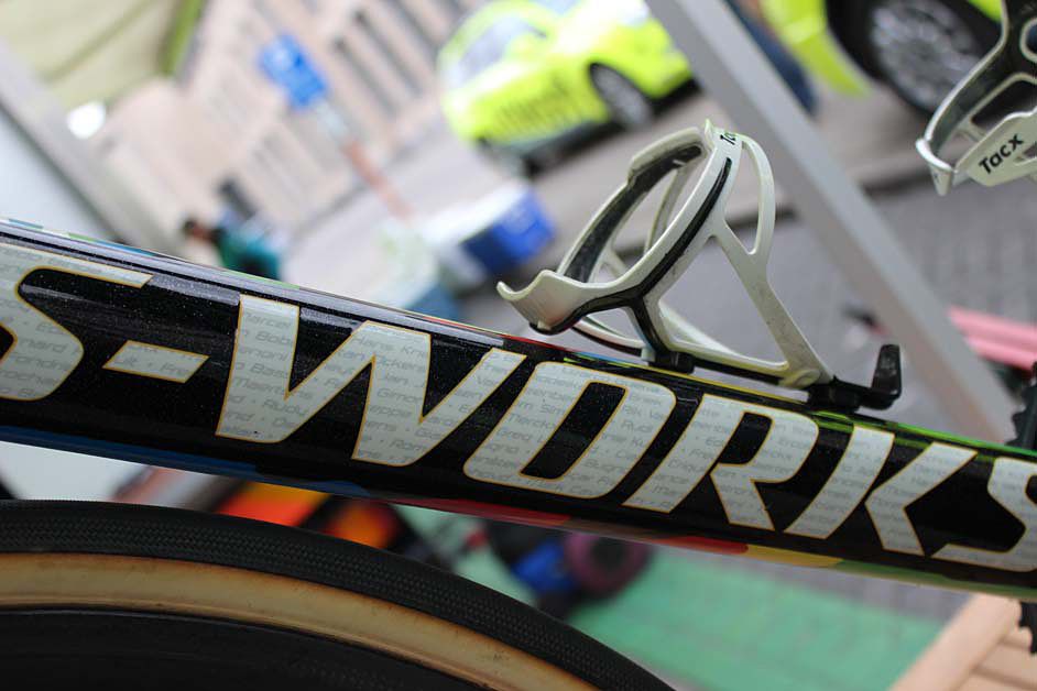 World champion Peter Sagan's Specialized S-Works Tarmac