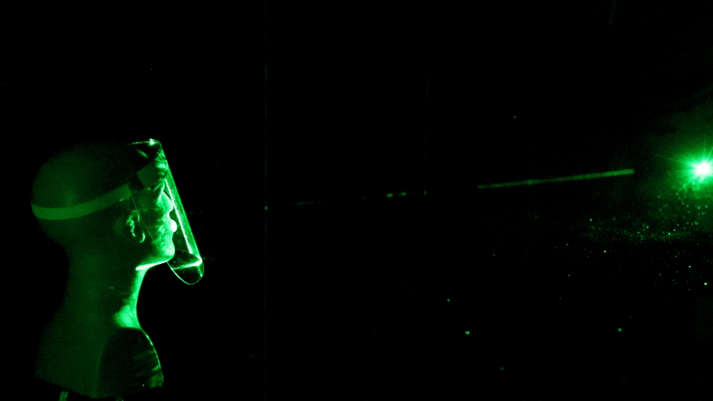 Visualization shows face shields may not protect against COVID19 spread Live Science